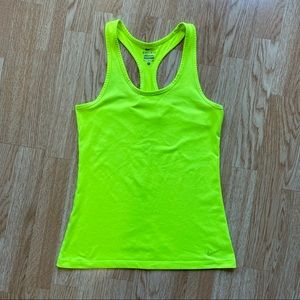 Nike Dri-Fit Neon Green/Yellow Racerback Tank Top